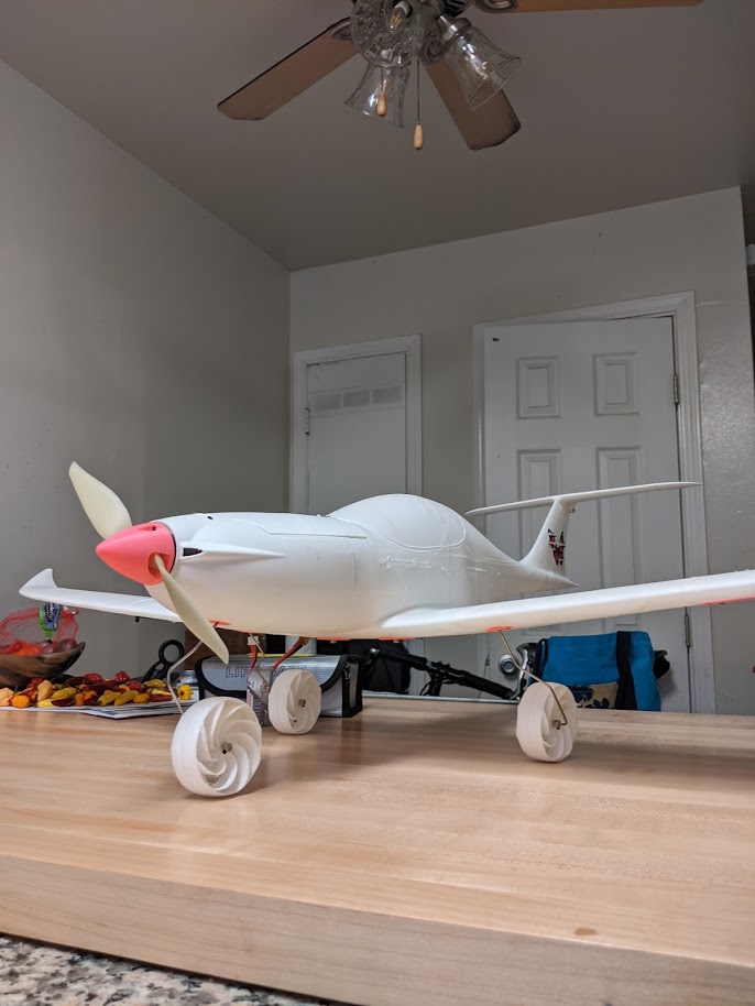 LW-PLA 3D Printed Airplane Kit – Printed Parts Only – Free Flight Lab